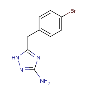 CAS No:502685-91-8 5-[(4-bromophenyl)methyl]-1H-1,2,4-triazol-3-amine