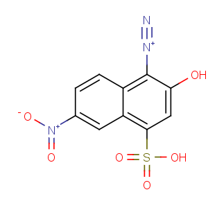 CAS No:50412-00-5 2-hydroxy-6-nitro-4-sulfonaphthalene-1-diazonium