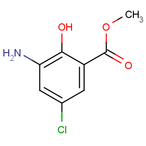 CAS No:5043-81-2 methyl 3-amino-5-chloro-2-hydroxybenzoate
