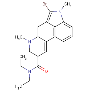 CAS No:50484-98-5 Ergoline-8-carboxamide,2-bromo-9,10-didehydro-N,N-diethyl-1,6-dimethyl-, (8b)- (9CI)