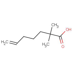 CAS No:50592-83-1 2,2-Dimethyl-6-heptenoic acid