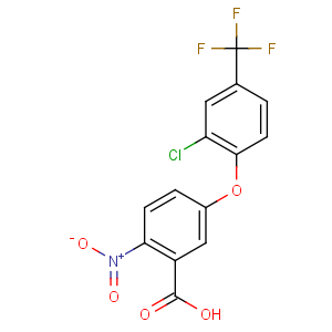 CAS No:50594-66-6 5-[2-chloro-4-(trifluoromethyl)phenoxy]-2-nitrobenzoic acid