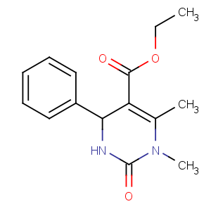 CAS No:50628-42-7 5-Pyrimidinecarboxylicacid, 1,2,3,4-tetrahydro-1,6-dimethyl-2-oxo-4-phenyl-, ethyl ester