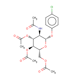 CAS No:50729-97-0 4-Chlorophenyl 2-acetamido-3,4,6-tri-O-acetyl-2-deoxy-b-D-glucopyranoside