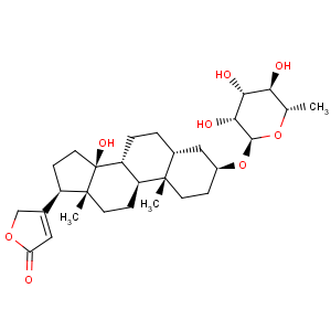 CAS No:508-93-0 Card-20(22)-enolide,3-[(6-deoxy-a-L-mannopyranosyl)oxy]-14-hydroxy-,(3b,5b)-