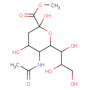 CAS No:50998-13-5 methyl<br />5-acetamido-2,4-dihydroxy-6-(1,2,3-trihydroxypropyl)oxane-2-carboxylate