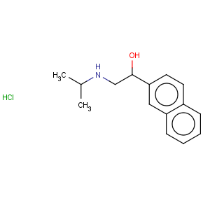 CAS No:51-02-5 2-Naphthalenemethanol, a-[[(1-methylethyl)amino]methyl]-,hydrochloride (1:1)