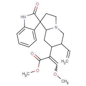 CAS No:51014-29-0 methyl<br />(E)-2-[(3S,6'R,7'S,8'aS)-6'-ethenyl-2-oxospiro[1H-indole-3,1'-3,5,6,7,8,<br />8a-hexahydro-2H-indolizine]-7'-yl]-3-methoxyprop-2-enoate