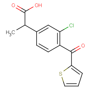 CAS No:51022-75-4 2-[3-chloro-4-(thiophene-2-carbonyl)phenyl]propanoic acid