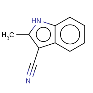 CAS No:51072-83-4 1H-Indole-3-carbonitrile,2-methyl-