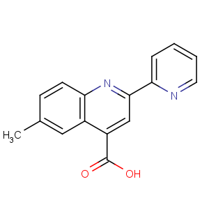 CAS No:5110-01-0 6-methyl-2-pyridin-2-ylquinoline-4-carboxylic acid