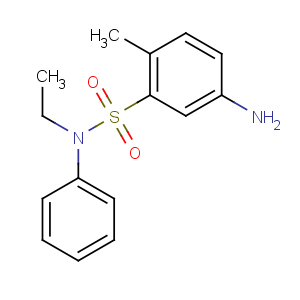 CAS No:51123-09-2 5-amino-N-ethyl-2-methyl-N-phenylbenzenesulfonamide