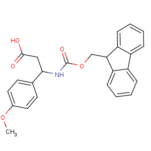 CAS No:511272-33-6 (3R)-3-(9H-fluoren-9-ylmethoxycarbonylamino)-3-(4-methoxyphenyl)<br />propanoic acid