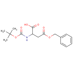 CAS No:51186-58-4 (2R)-2-[(2-methylpropan-2-yl)oxycarbonylamino]-4-oxo-4-<br />phenylmethoxybutanoic acid