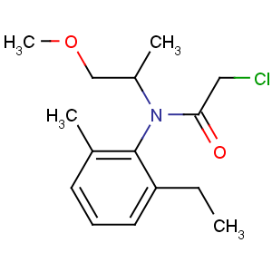 CAS No:51218-45-2 2-chloro-N-(2-ethyl-6-methylphenyl)-N-(1-methoxypropan-2-yl)acetamide