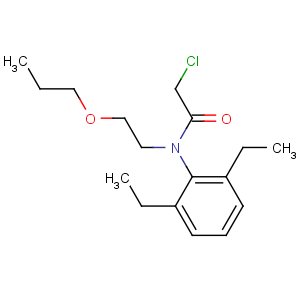 CAS No:51218-49-6 2-chloro-N-(2,6-diethylphenyl)-N-(2-propoxyethyl)acetamide