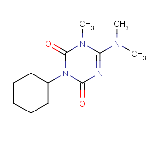CAS No:51235-04-2 3-cyclohexyl-6-(dimethylamino)-1-methyl-1,3,5-triazine-2,4-dione