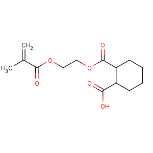 CAS No:51252-88-1 2-[2-(2-methylprop-2-enoyloxy)ethoxycarbonyl]cyclohexane-1-carboxylic<br />acid