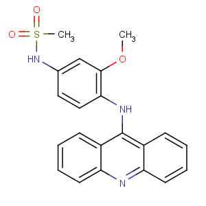 CAS No:51264-14-3 N-[4-(acridin-9-ylamino)-3-methoxyphenyl]methanesulfonamide