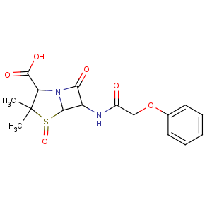 CAS No:513-00-8 (2S,5R,6R)-3,3-dimethyl-4,<br />7-dioxo-6-[(2-phenoxyacetyl)amino]-4λ