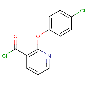 CAS No:51362-50-6 2-(4-chlorophenoxy)pyridine-3-carbonyl chloride