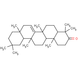 CAS No:514-07-8 27-Norolean-14-en-3-one,13-methyl-, (13a)-