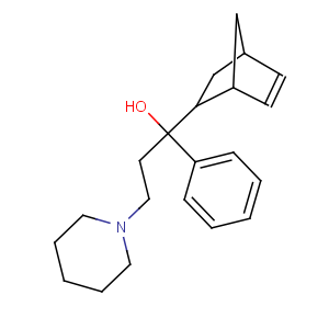 CAS No:514-65-8 1-(5-bicyclo[2.2.1]hept-2-enyl)-1-phenyl-3-piperidin-1-ylpropan-1-ol