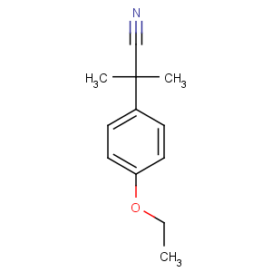 CAS No:51558-10-2 2-(4-ethoxyphenyl)-2-methylpropanenitrile