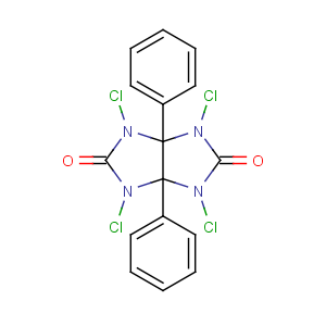 CAS No:51592-06-4 1,3,4,6-tetrachloro-3a,6a-diphenylimidazo[4,5-d]imidazole-2,5-dione