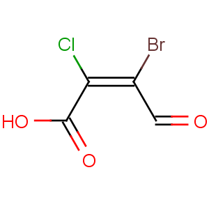 CAS No:51742-42-8 (2Z)-3-bromo-2-chloro-4-oxobut-2-enoic acid