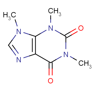 CAS No:519-32-4 1,3,9-trimethylpurine-2,6-dione