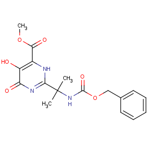 CAS No:519032-08-7 methyl<br />5-hydroxy-4-oxo-2-[2-(phenylmethoxycarbonylamino)propan-2-yl]-1H-<br />pyrimidine-6-carboxylate
