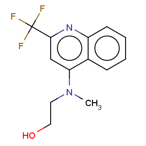 CAS No:519056-52-1 2-[methyl[2-(trifluoromethyl)quinolin-4-yl]amino]ethan-1-ol