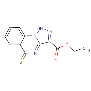 CAS No:519056-58-7 ethyl 5-sulfanylidene-1H-triazolo[1,5-a]quinazoline-3-carboxylate