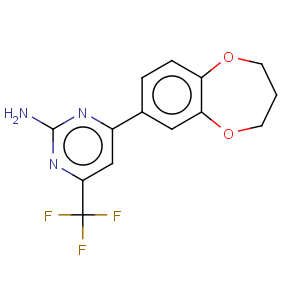 CAS No:519056-64-5 4-(3,4-Dihydro-(2H)-1,5-benzodioxepin-7-yl)-6-(trifluoromethyl)-2-pyrimidinamine