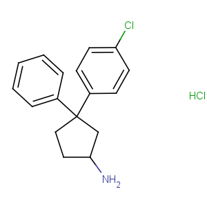 CAS No:5191-97-9 3-(4-chlorophenyl)-3-phenylcyclopentan-1-amine