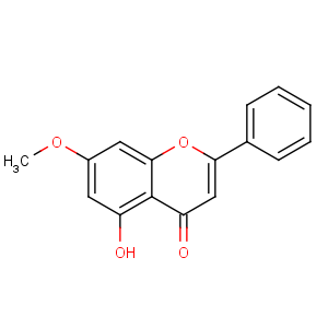 CAS No:520-28-5 5-hydroxy-7-methoxy-2-phenylchromen-4-one