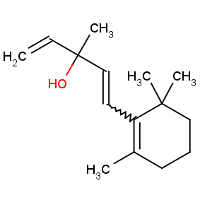 CAS No:5208-93-5 (1E)-3-methyl-1-(2,6,6-trimethylcyclohexen-1-yl)penta-1,4-dien-3-ol