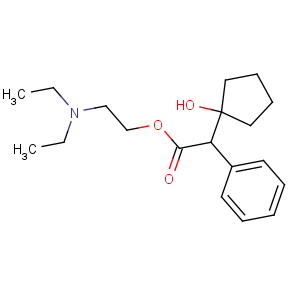 CAS No:52109-93-0 2-(diethylamino)ethyl 2-(1-hydroxycyclopentyl)-2-phenylacetate