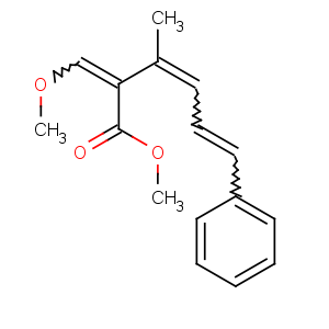 CAS No:52110-55-1 methyl<br />(2E,3Z,5E)-2-(methoxymethylidene)-3-methyl-6-phenylhexa-3,5-dienoate