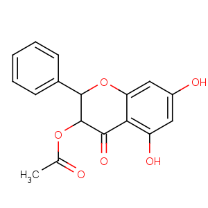 CAS No:52117-69-8 [(2R,3R)-5,7-dihydroxy-4-oxo-2-phenyl-2,3-dihydrochromen-3-yl] acetate