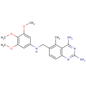 CAS No:52128-35-5 5-methyl-6-[(3,4,5-trimethoxyanilino)methyl]quinazoline-2,4-diamine