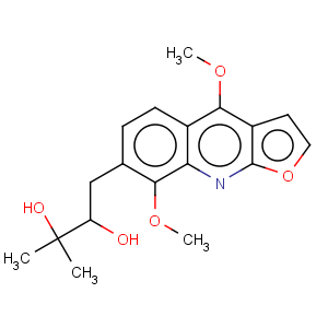 CAS No:522-11-2 2,3-Butanediol,1-[(4,8-dimethoxyfuro[2,3-b]quinolin-7-yl)oxy]-3-methyl-, (2R)-