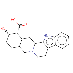 CAS No:522-87-2 Yohimban-16-carboxylicacid, 17-hydroxy-, (16a,17a)-