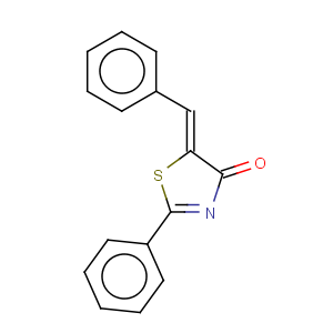 CAS No:5225-10-5 (5Z)-5-benzylidene-2-phenyl-1,3-thiazol-4(5H)-one