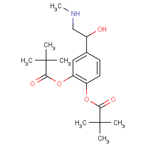 CAS No:52365-63-6 [2-(2,2-dimethylpropanoyloxy)-4-[1-hydroxy-2-(methylamino)ethyl]phenyl]<br />2,2-dimethylpropanoate