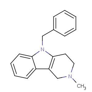 CAS No:524-81-2 5-benzyl-2-methyl-3,4-dihydro-1H-pyrido[4,3-b]indole