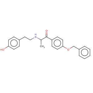 CAS No:52446-73-8 2-[[2-(4-hydroxyphenyl)ethyl]amino]-1-[4-(phenylmethoxy)phenyl]-1-propanone