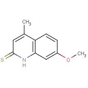 CAS No:52507-57-0 7-methoxy-4-methyl-1H-quinoline-2-thione