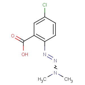 CAS No:52570-58-8 Benzoic acid, 5-chloro-2-(3,3-dimethyl-1-triazenyl)-